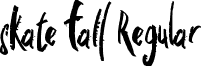 skate fall Regular font - Skate Fall - TTF.ttf
