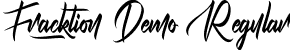 Fracktion Demo Regular font - FracktionDemoRegular.ttf