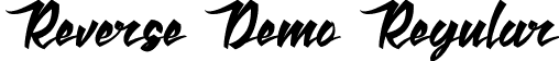 Reverse Demo Regular font - ReverseDemoRegular.ttf