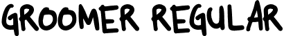 Groomer Regular font - Groomer.otf