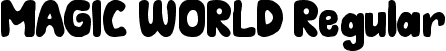 MAGIC WORLD Regular font - MAGIC WORLD.ttf