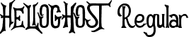 HELLOGHOST Regular font - HELLOGHOST.ttf