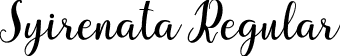 Syirenata Regular font - Syirenata.ttf