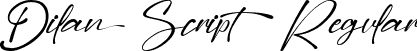 Dilan Script Regular font - Dilan Script.otf