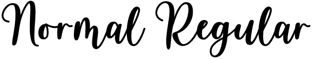 Normal Regular font - BrasiliaDelight-Regular.otf