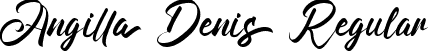 Angilla Denis Regular font - Angilla Denis.otf