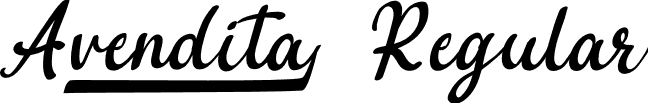 Avendita Regular font - Avendita-owzJz.otf