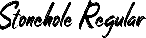 Stonehole Regular font - Stonehole_Demo.ttf