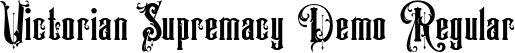 Victorian Supremacy Demo Regular font - Victorian Supremacy Demo Ver..otf