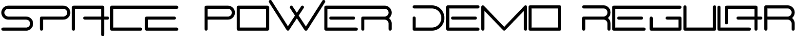 Space Power Demo Regular font - SpacePowerDemoRegular.ttf