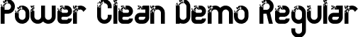 Power Clean Demo Regular font - PowerCleanDemoRegular.ttf