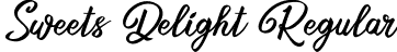 Sweets Delight Regular font - SweetsDelight.ttf