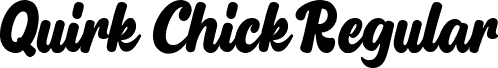 Quirk Chick Regular font - quirk-chick.ttf