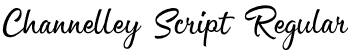 Channelley Script Regular font - ChannelleyScript-Regular.otf