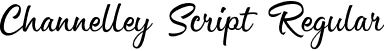 Channelley Script Regular font - ChannelleyScript-Regular.ttf