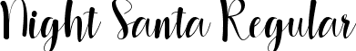 Night Santa Regular font - Night Santa - demo.otf