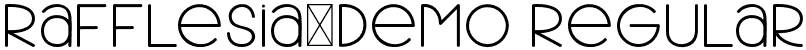 Rafflesia-Demo Regular font - Rafflesia-Demo.otf