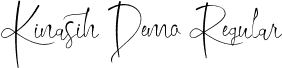 Kinasih Demo Regular font - KinasihDemoRegular.ttf