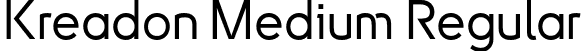 Kreadon Medium Regular font - Kreadon-M.otf