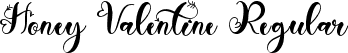 Honey Valentine Regular font - Honey Valentine OTF.otf