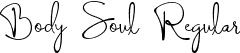 Body Soul Regular font - Body & Soul.ttf