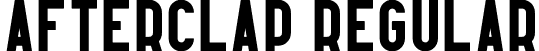 Afterclap Regular font - Afterclap_Personal_Use.otf