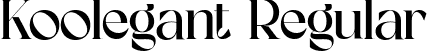 Koolegant Regular font - Koolegant-K7my7.ttf