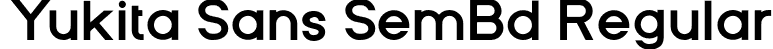 Yukita Sans SemBd Regular font - YukitaSans-SemiBold.otf