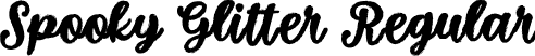 Spooky Glitter Regular font - Spooky Glitter.ttf