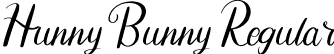 Hunny Bunny Regular font - HunnyBunny.otf