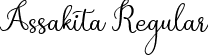 Assakita Regular font - Assakita by Alifinart Studio.ttf