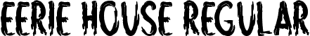 Eerie House Regular font - Eerie House.otf