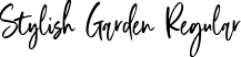 Stylish Garden Regular font - Stylish Garden.otf