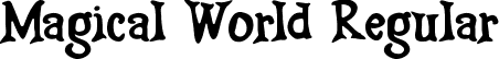 Magical World Regular font - Magical World.ttf