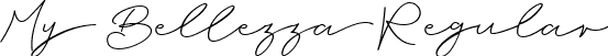 My Bellezza Regular font - My Bellezza.ttf