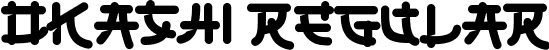 Okashi Regular font - Okashi.ttf