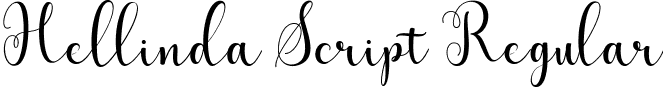 Hellinda Script Regular font - Hellinda Script.ttf