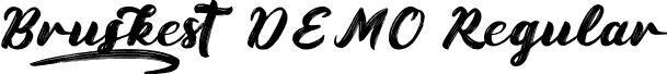 Bruskest DEMO Regular font - Bruskest DEMO.otf