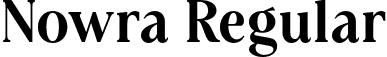 Nowra Regular font - Nowra-Regular.otf