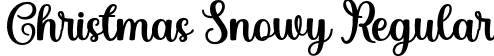 Christmas Snowy Regular font - Christmas Snowy.otf