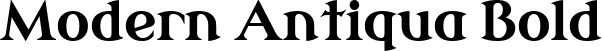 Modern Antiqua Bold font - ModernAntiqua-Bold.ttf