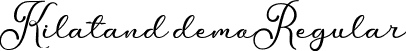 Kilatand demo Regular font - Kitaland demo.ttf