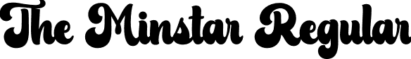 The Minstar Regular font - The Minstar.otf