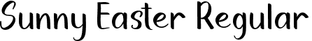 Sunny Easter Regular font - Sunny Easter.ttf