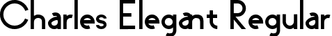 Charles Elegant Regular font - CharlesElegant-Regular-SVG.ttf
