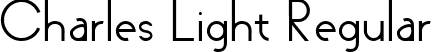 Charles Light Regular font - CharlesElegant-Light.ttf