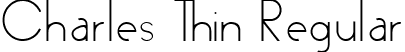 Charles Thin Regular font - CharlesElegant-Thin.ttf