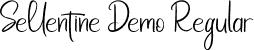 Sellentine Demo Regular font - Sellentine Demo Regular.otf
