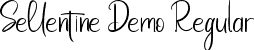 Sellentine Demo Regular font - Sellentine Demo-Regular.ttf