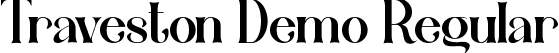 Traveston Demo Regular font - TravestonDemoRegular.ttf